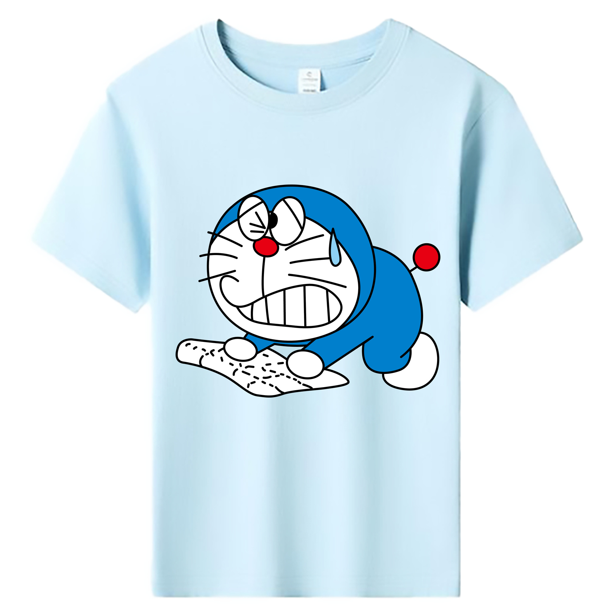 （画像用） ドラえもん Doraemon 綿100％キッズTシャツ（フロントプリント）